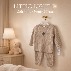 🌙 Carter’s Knit Koala Sweater & Pants Set – 18 Months NWT